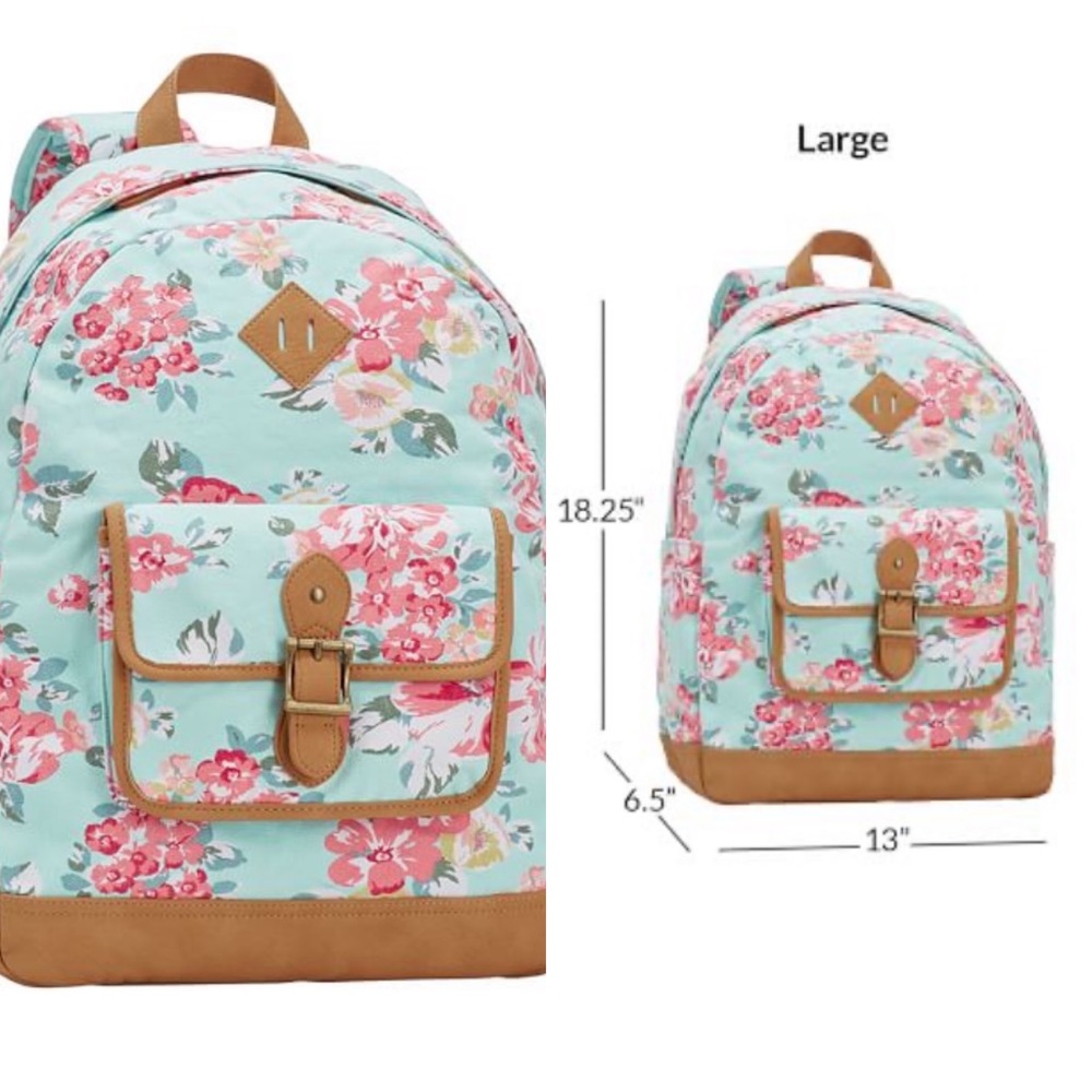 NWT PB Teen Northfield Pastel Bloom Burst Backpack